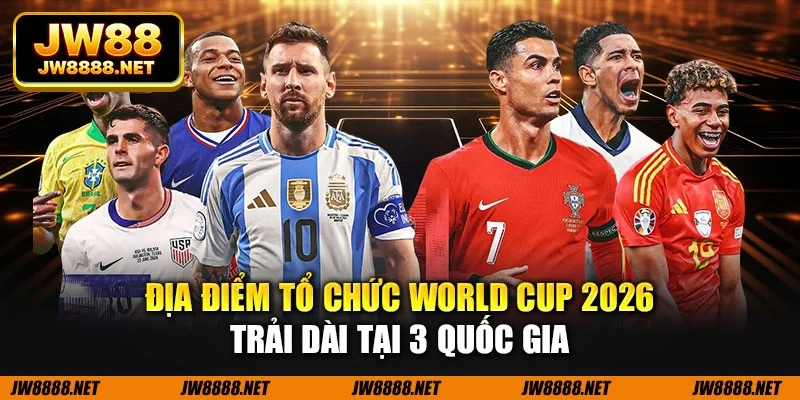 Địa điểm tổ chức World Cup 2026