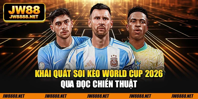 Khái quát soi kèo World Cup 2026 qua đọc chiến thuật